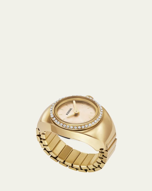 Pave Crystal Watch Ring